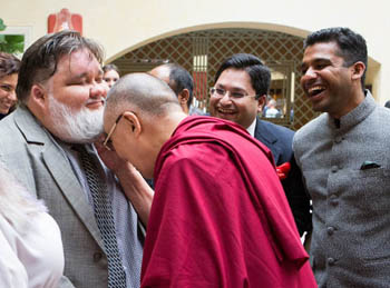 dalailama ir barzda